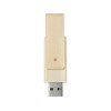 Купить Rotate, USB-накопитель объемом 4 ГБ из бамбука, бежевый с нанесением логотипа
