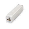 Купить Портативное зарядное устройство Ангра, 2200 mAh, белый с нанесением логотипа