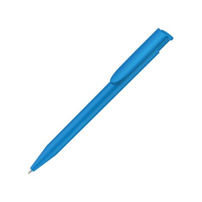 Купить Ручка пластиковая шариковая  UMA Happy, голубой с нанесением логотипа