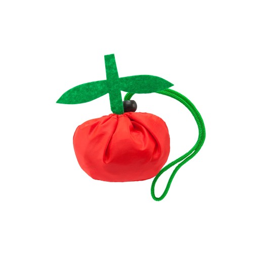 Купить Складная сумка для покупок FOCHA, помидор, красный с нанесением логотипа