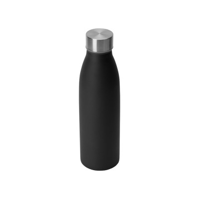 Купить Стальная бутылка Rely, 650 мл, черный матовый с нанесением логотипа