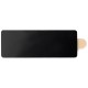 Купить USB 2.0- флешка на 32 Гб c подсветкой логотипа Hook LED, темно-серый, красная подсветка с нанесением логотипа