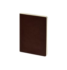 Бизнес тетрадь А5 Megapolis flex 60 л. soft touch клетка, коричневый