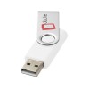 Купить USB-флешка на 16 Гб Rotate Basic, белый с нанесением логотипа