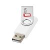Купить USB-флешка на 16 Гб Rotate Basic, белый с нанесением логотипа