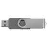 Купить Флеш-карта USB 2.0 32 Gb Квебек, серый с нанесением логотипа
