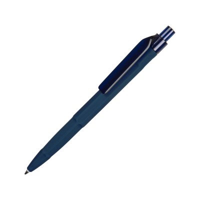 Купить Ручка пластиковая шариковая Prodir QS30 PRT софт-тач, темно-синий с нанесением