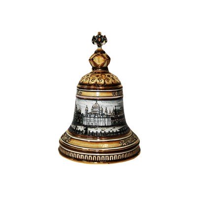 Купить Штоф Колокол (цветной с золотом), 2,5л с нанесением