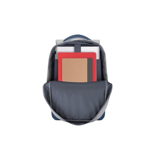 Купить RIVACASE 7562 grey/dark blue рюкзак для ноутбука 15.6'', серый/темно-синий с нанесением логотипа