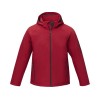 Купить Notus мужская утепленная куртка из софтшелла - Красный с нанесением логотипа