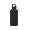 Купить Матовая спортивная бутылка Oregon с карабином и объемом 400 мл, черный с нанесением логотипа