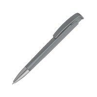 Шариковая ручка с геометричным корпусом из пластика Lineo SI, серый
