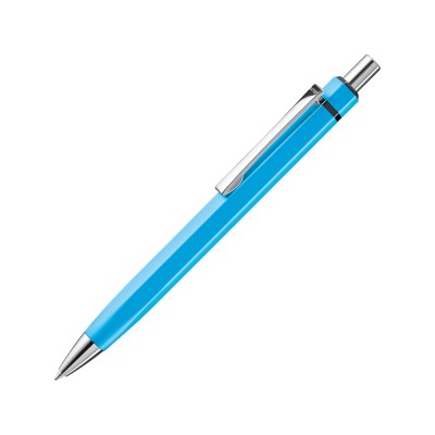 Купить Ручка шариковая шестигранная UMA Six, голубой с нанесением
