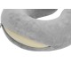 Купить Подушка Basic из микрофибры с эффектом памяти U-shape, серый с нанесением логотипа