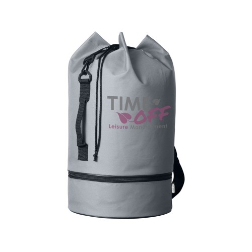 Купить Idaho, спортивная сумка из переработанного PET-пластика, серый с нанесением логотипа