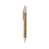 Купить Ручка из пробки и переработанной пшеницы шариковая Mira, пробка/бежевый с нанесением логотипа