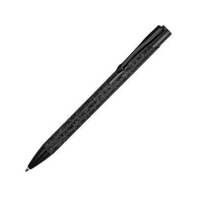 Купить Ручка металлическая шариковая Crepa, черный с нанесением логотипа