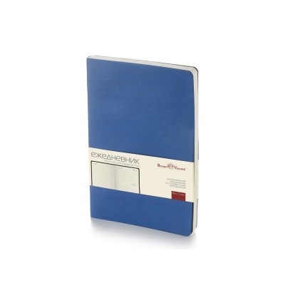 Купить Ежедневник недатированный B5 Megapolis Flex (синий) с нанесением логотипа