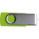 Купить Флеш-карта USB 2.0 32 Gb Квебек, зеленое яблоко с нанесением логотипа