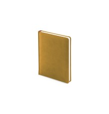 Ежедневник недатированный А6+ Velvet, горчичный