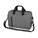 Купить Сумка для ноутбука Wing с вертикальным наружным карманом, серый (Р) с нанесением логотипа