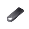 Купить USB 2.0-флешка на 512 Мбайт с мини чипом и круглым отверстием, серебристый с нанесением логотипа