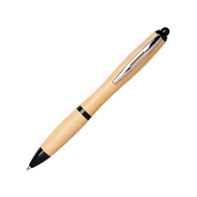 Купить Шариковая ручка Nash из бамбука, натуральный/черный с нанесением
