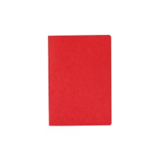 Блокнот А5 DANICA из переработанной бумаги, красный