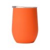 Купить Термокружка Sense Gum, soft-touch, непротекаемая крышка, 370мл, оранжевый (P) с нанесением логотипа