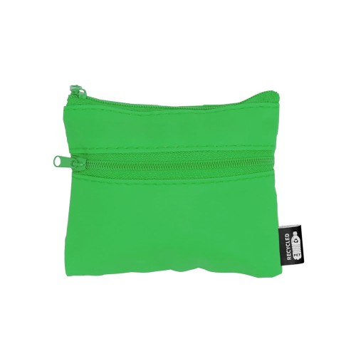 Купить Кошелек ADAL с 2 карманами из RPET с  молниями в тон, папоротниковый с нанесением логотипа