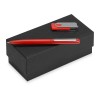 Купить Подарочный набор Skate Mirro с ручкой для зеркальной гравировки и флешкой, красный с нанесением логотипа