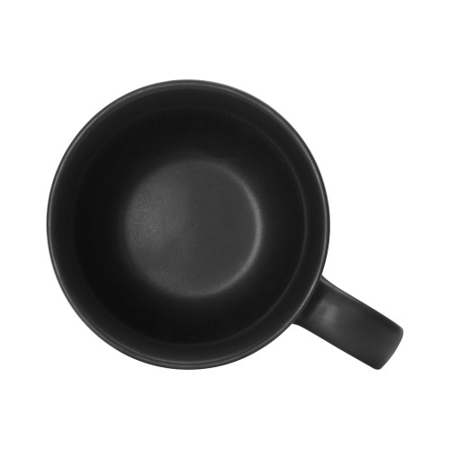 Купить Матовая кружка Susan 380мл в цвете с двух сторон, черный с нанесением логотипа