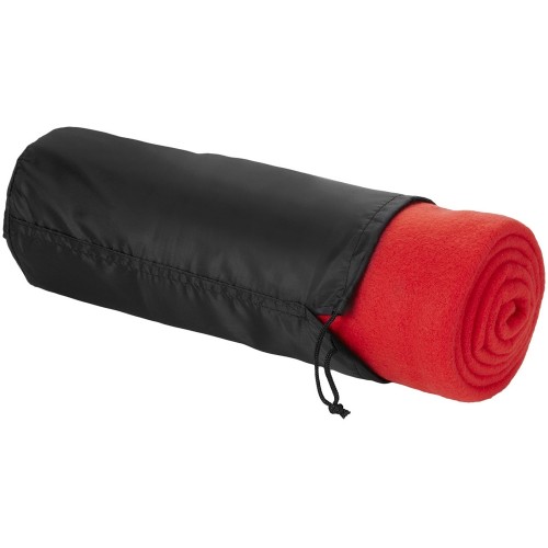 Купить Плед Huggy в чехле 150 x 120 см - Красный с нанесением логотипа