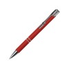 Купить Ручка металлическая шариковая C1 софт-тач, красный с нанесением логотипа
