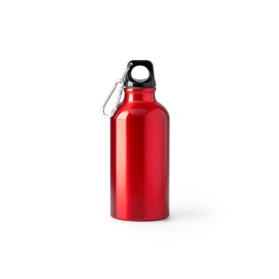 Купить Бутылка RENKO из переработанного алюминия, красный с нанесением логотипа
