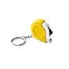 Купить Брелок-рулетка TRESNA 1м, желтый с нанесением логотипа