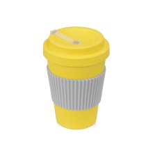 Термокружка Muffin из натуральных волокон, желтый