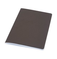 Блокнот Fabia с переплетом, изготовленный из рубленой бумаги, coffee brown