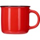 Купить Кружка с каймой Countryside M, красный 410ml с нанесением логотипа