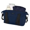 Купить Спортивная сумка Joey из брезента, переработанного по стандарту GRS, объемом 25 л, темно-синий с нанесением логотипа