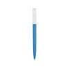 Купить Ручка пластиковая шариковая Миллениум Color BRL, голубой/белый с нанесением логотипа