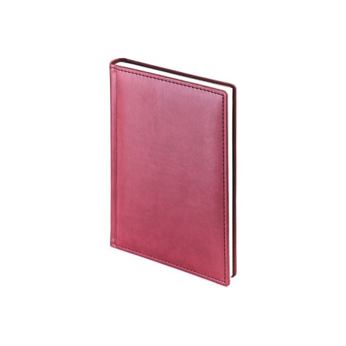 Купить Ежедневник недатированный А4 Velvet, бордовый с нанесением логотипа