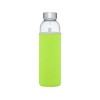 Купить Спортивная бутылка Bodhi из стекла объемом 500 мл, зеленый лайм с нанесением логотипа