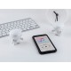 Купить Портативная колонка Bluetooth XOOPAR mini Xboy Metallic, белый с нанесением логотипа