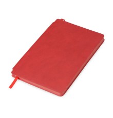 Блокнот Notepeno 130x205 мм с тонированными линованными страницами, красный