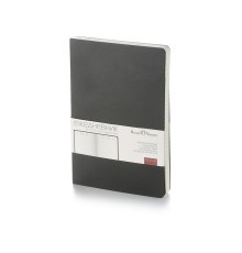 Ежедневник А5 недатированный Megapolis Velvet Flex, черный