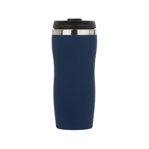 Купить Термокружка Double wall mug C1, soft touch, 350 мл, темно-синий (Р) с нанесением логотипа Купить Термокружка Double wall mug C1, soft touch, 350 мл, темно-синий (Р) с нанесением логотипа