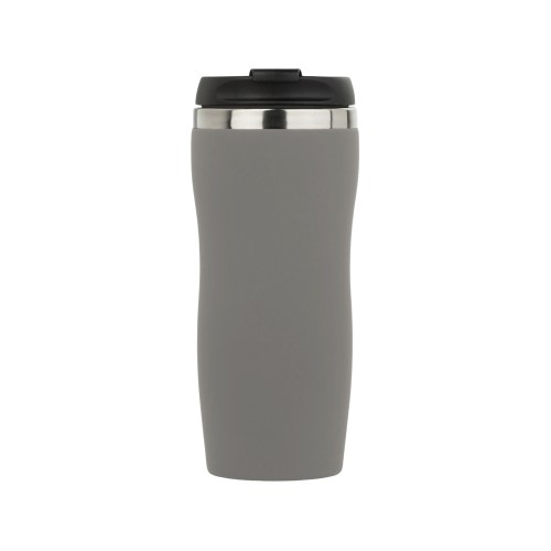Купить Термокружка Double wall mug C1, soft touch, 350 мл, серый с нанесением логотипа