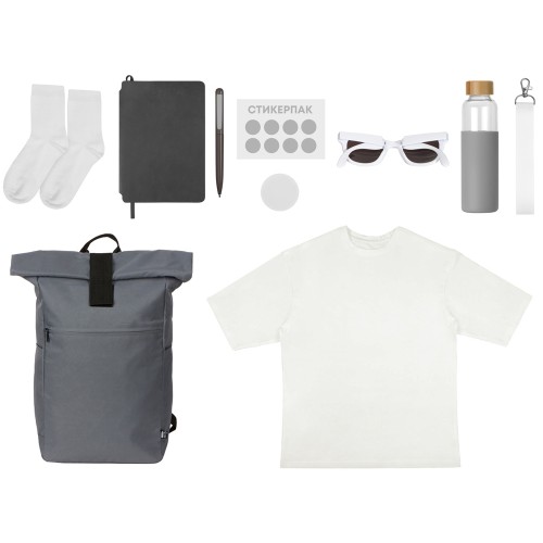 Купить Welcome pack Welcome Aboard!, серый с нанесением логотипа