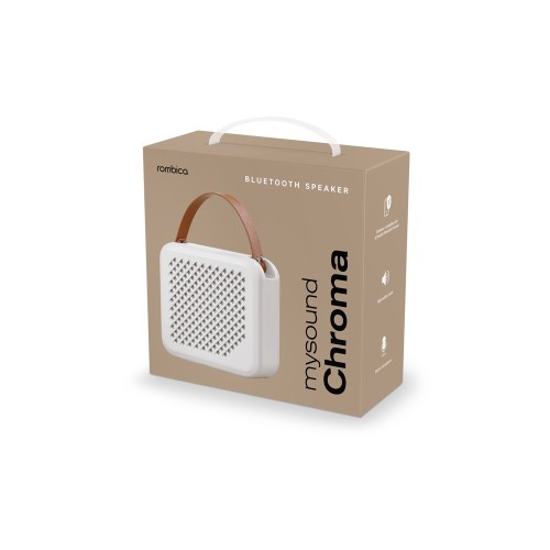 Купить Портативная акустика Rombica mysound Chroma White с нанесением логотипа